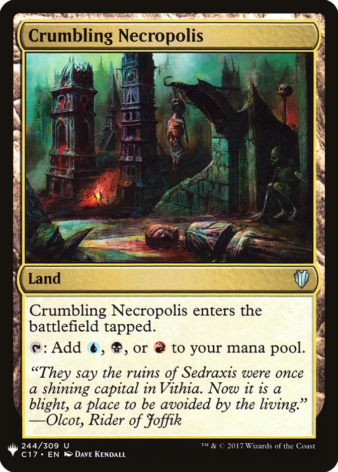 Crumbling Necropolis, The List · c17-244