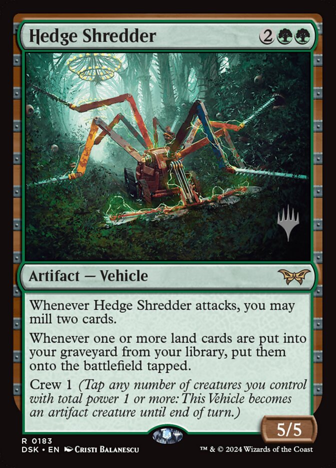 Hedge Shredder, Duskmourn: House of Horror Promos · 0183