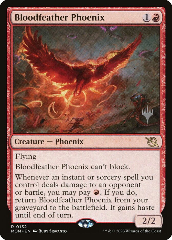 Bloodfeather Phoenix, March of the Machine Promos · 0132