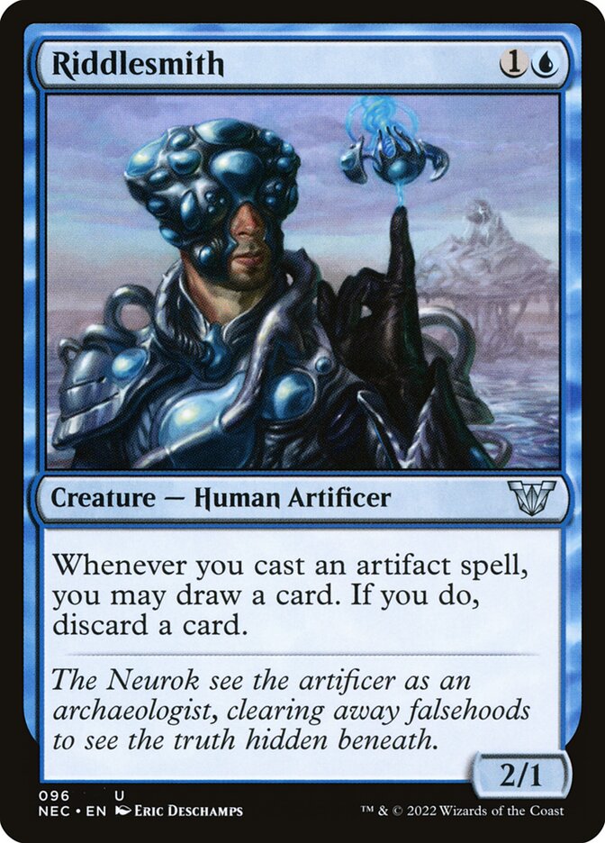 Riddlesmith, Neon Dynasty Commander · 096