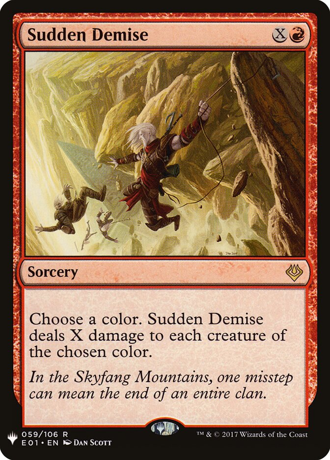 Sudden Demise, The List · e01-59