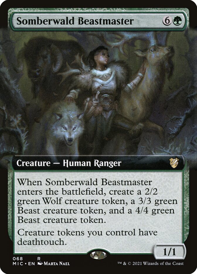 Somberwald Beastmaster, Midnight Hunt Commander · 068