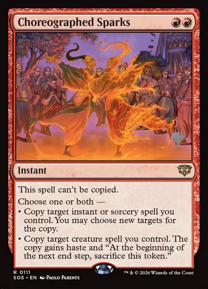Choreographed Sparks, Secrets of Strixhaven Promos · 0111