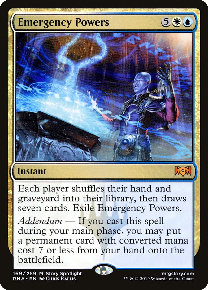 Emergency Powers, Ravnica Allegiance · 169/259