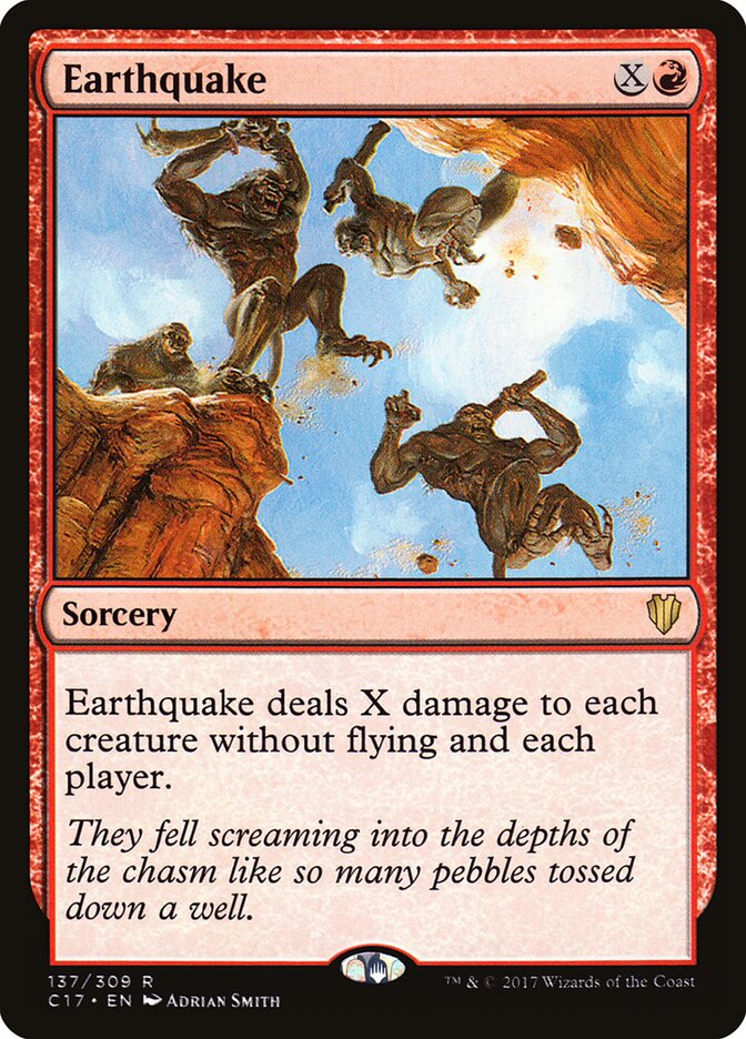 Earthquake, Commander 2017 · 137/309