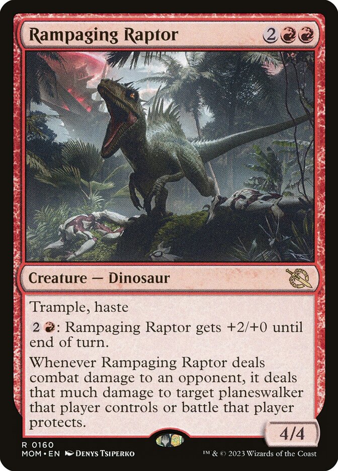 Rampaging Raptor, March of the Machine · 0160
