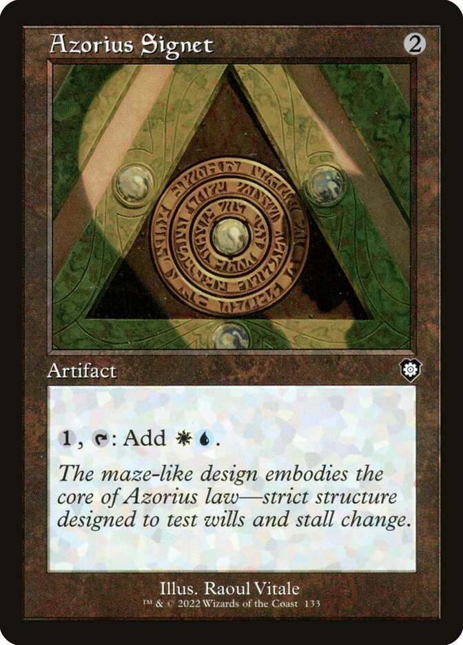 Azorius Signet, The Brothers' War Commander · 133