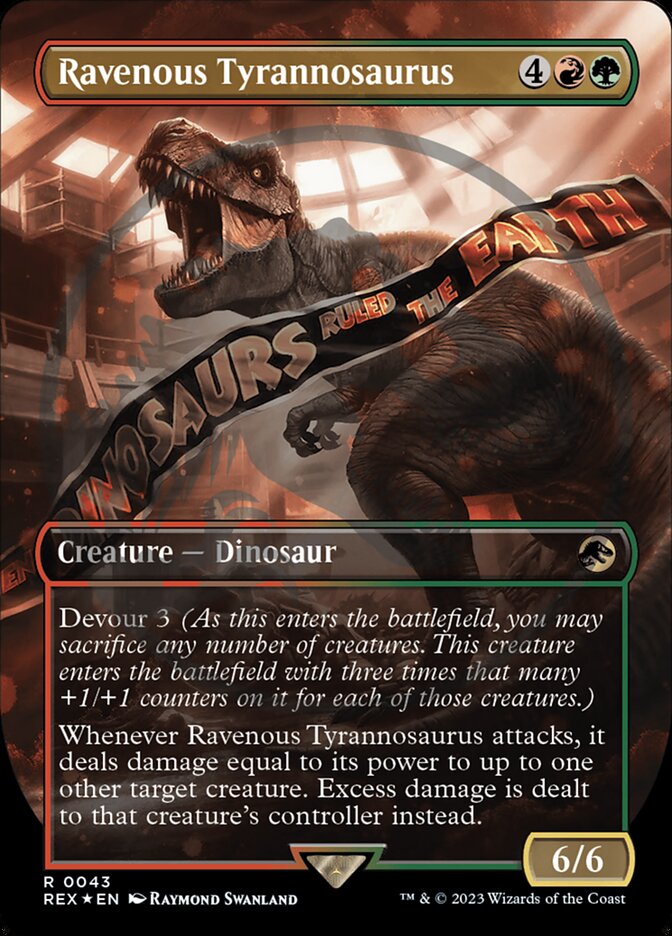 Ravenous Tyrannosaurus, Jurassic World Collection · 0043