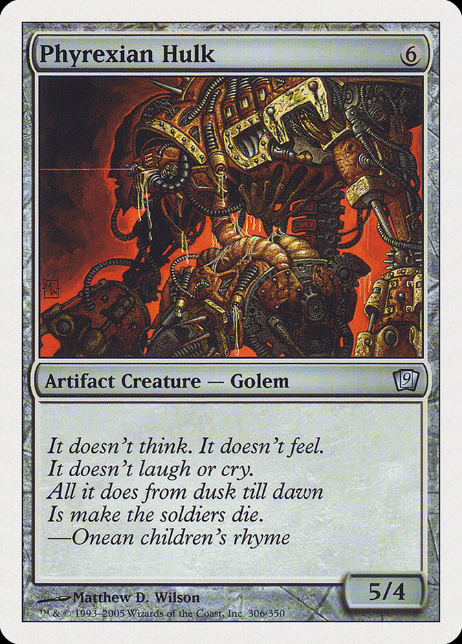 Phyrexian Hulk, Ninth Edition · 306/350