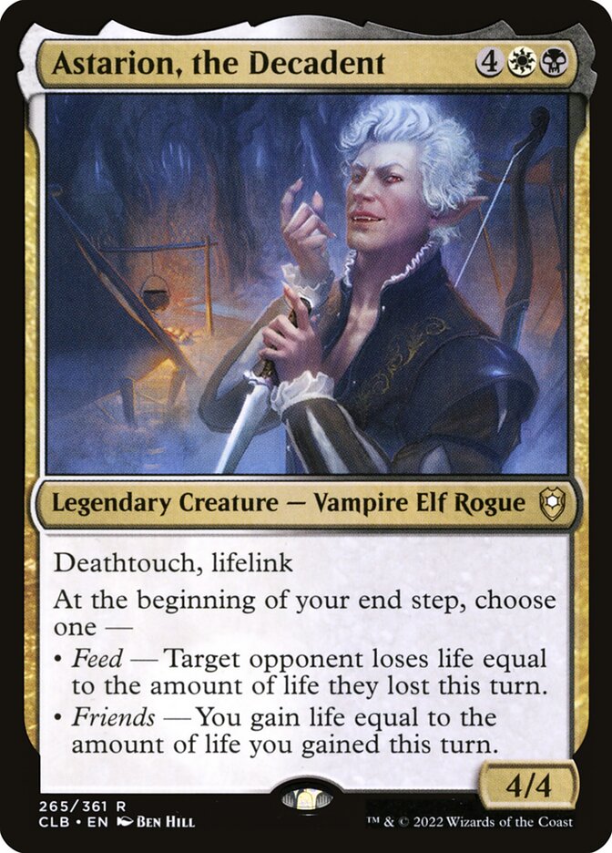 Astarion, the Decadent, Commander Legends: Battle for Baldur's Gate · 265/361