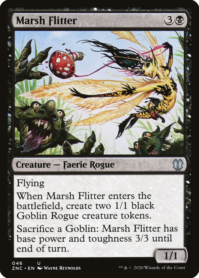 Marsh Flitter, Zendikar Rising Commander · 046