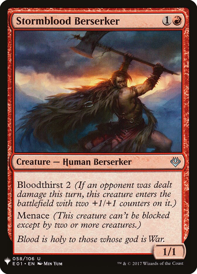 Stormblood Berserker, The List · e01-58