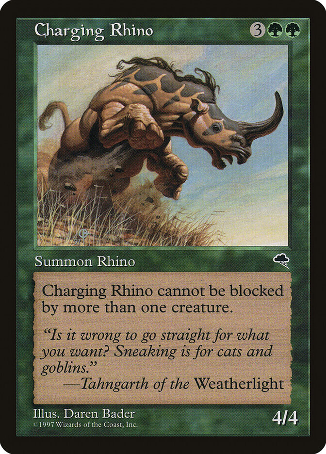 Charging Rhino, Tempest · 218
