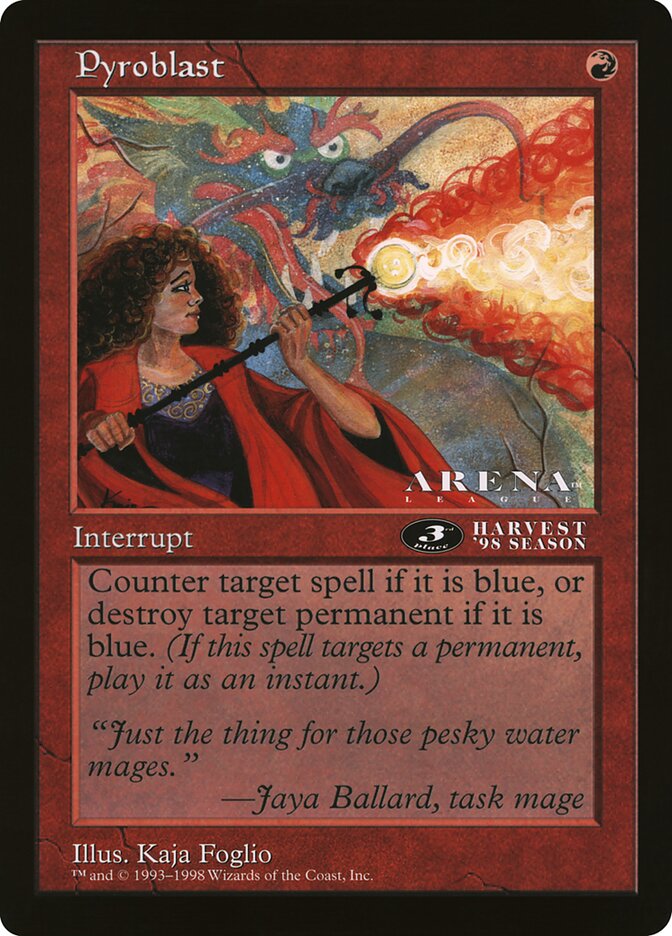 Pyroblast, Oversized League Prizes · 54