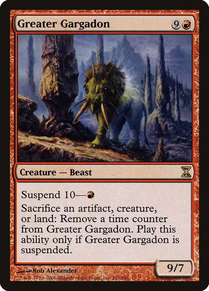 Greater Gargadon, Time Spiral · 161/301