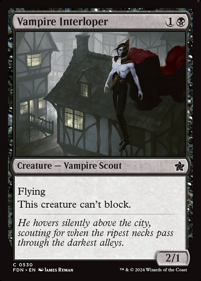 Vampire Interloper, Foundations · 0530