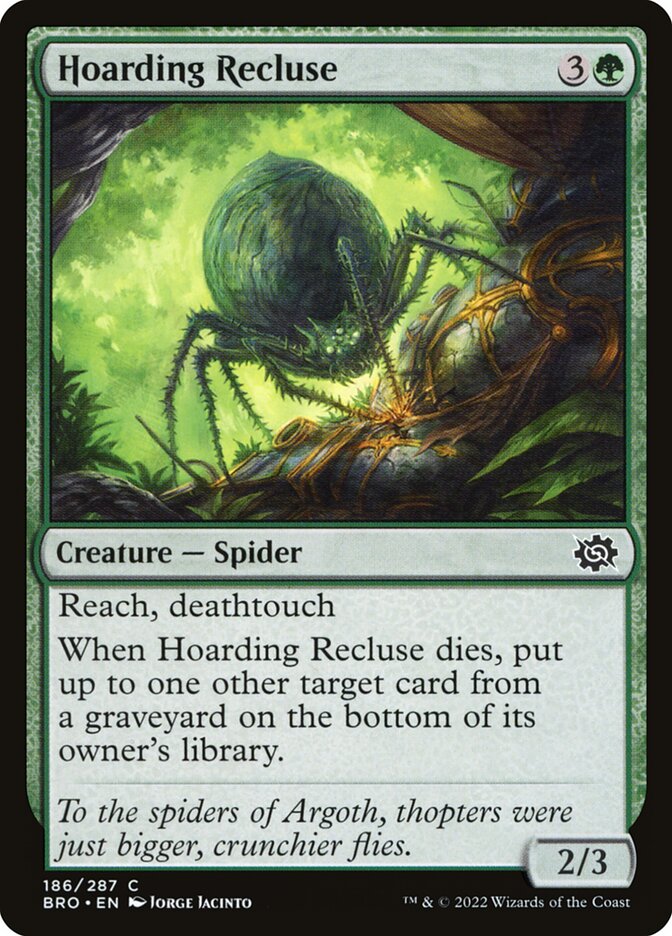 Hoarding Recluse, The Brothers' War · 186/287