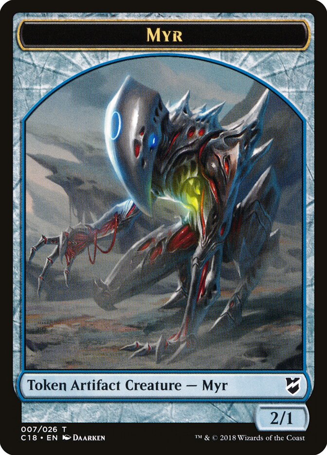 Myr, Commander 2018 Tokens · 007