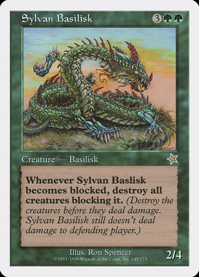 Sylvan Basilisk, Starter 1999 · 145/173