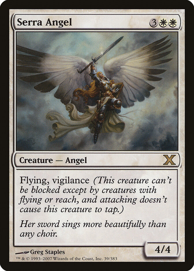 Serra Angel, Tenth Edition · 39/383