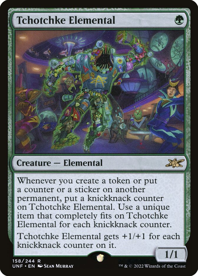 Tchotchke Elemental, Unfinity · 158/244