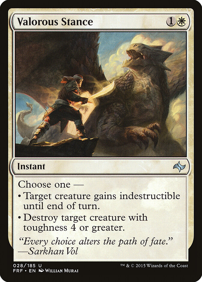 Valorous Stance, Fate Reforged · 028/185