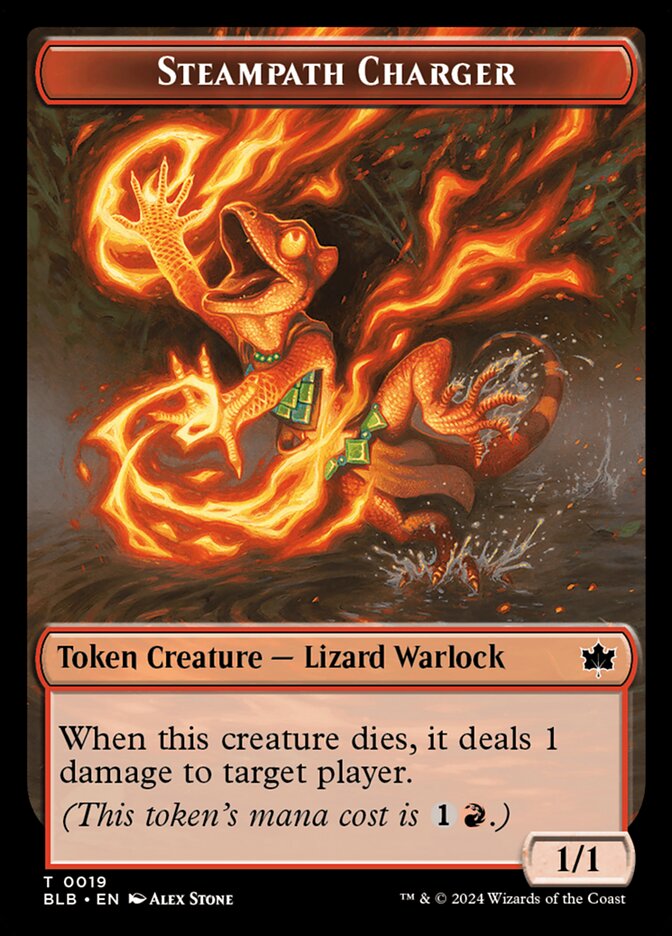 Steampath Charger, Bloomburrow Tokens · 0019