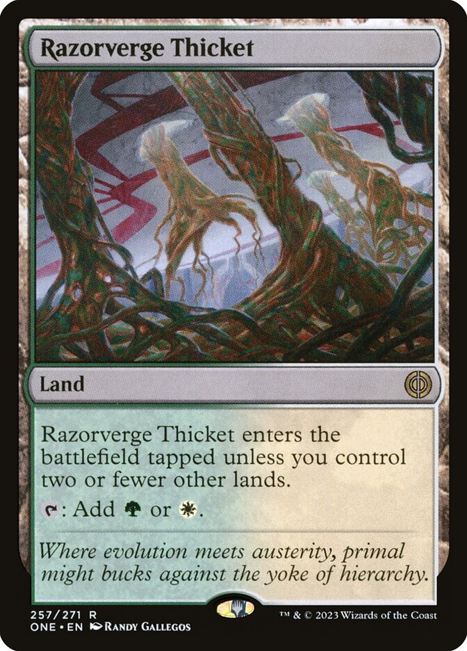 Razorverge Thicket, Phyrexia: All Will Be One · 257/271