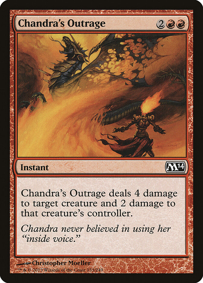 Chandra's Outrage, Magic 2014 · 133/249