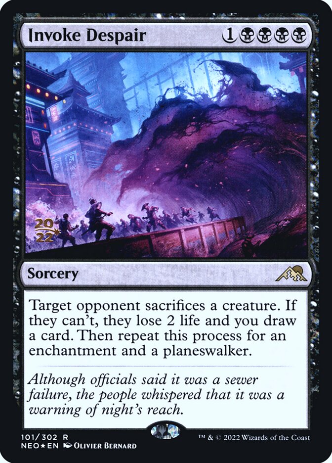 Invoke Despair, Kamigawa: Neon Dynasty Promos · 101/302