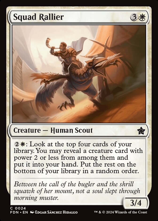 Squad Rallier, Foundations · 0024