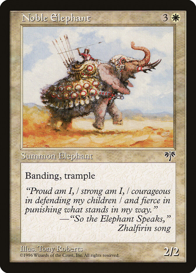 Noble Elephant, Mirage · 30