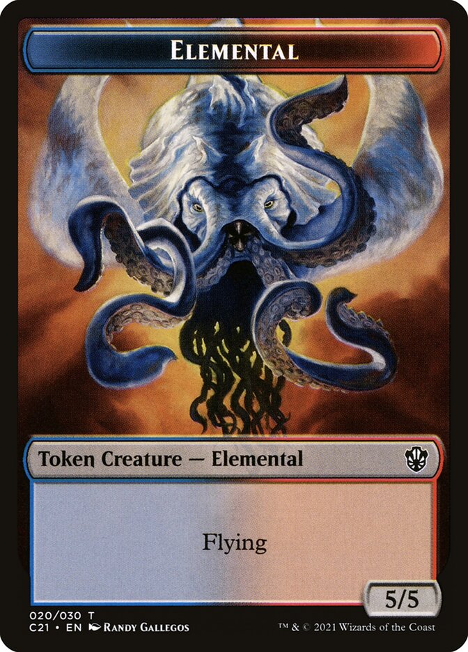 Elemental, Commander 2021 Tokens · 020