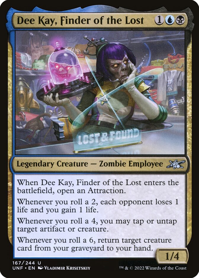Dee Kay, Finder of the Lost, Unfinity · 167/244