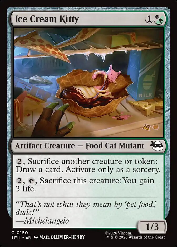 Ice Cream Kitty, Teenage Mutant Ninja Turtles · 0150