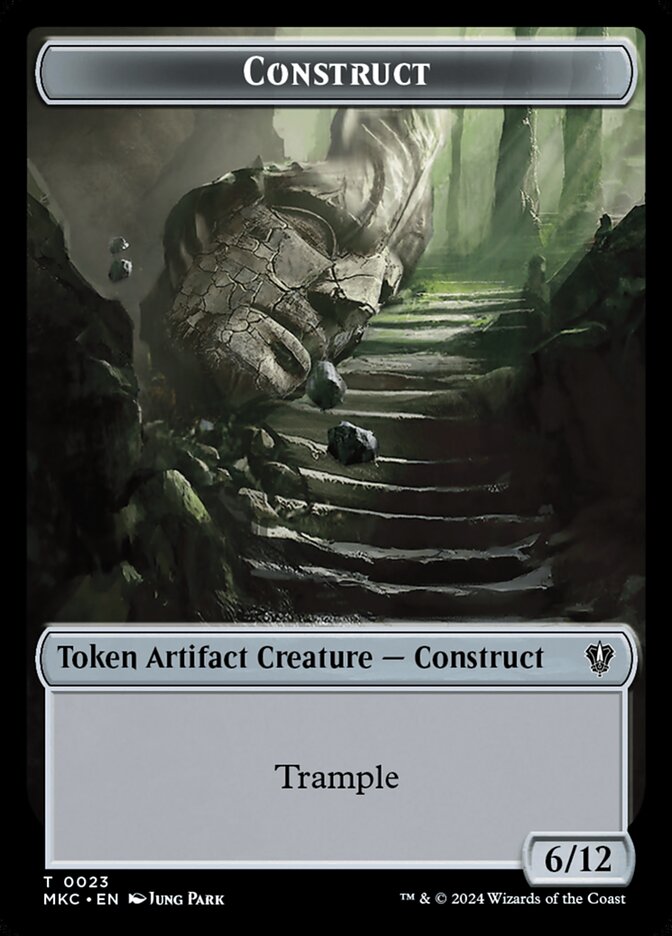Construct, Murders at Karlov Manor Commander Tokens · 0023