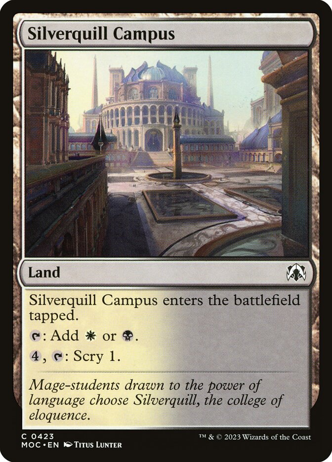 Silverquill Campus, March of the Machine Commander · 0423