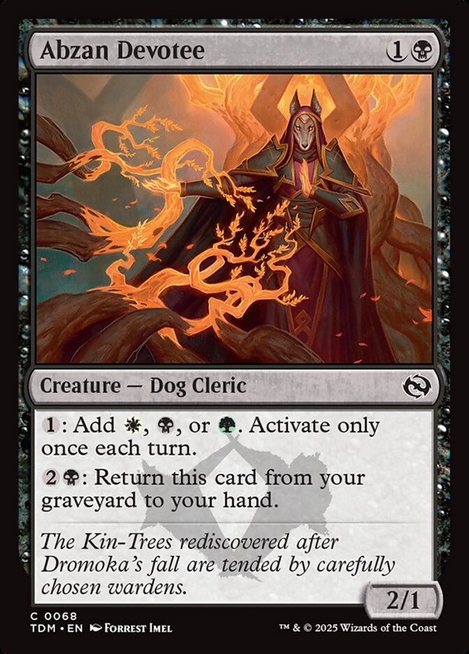 Abzan Devotee, Tarkir: Dragonstorm · 0068