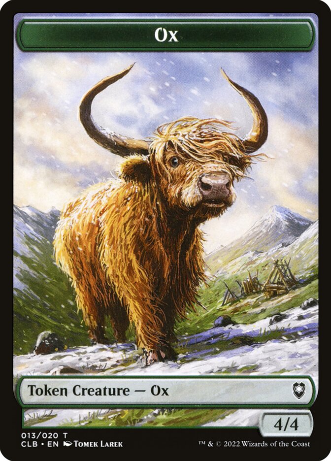 Ox, Battle for Baldur's Gate Tokens · 013