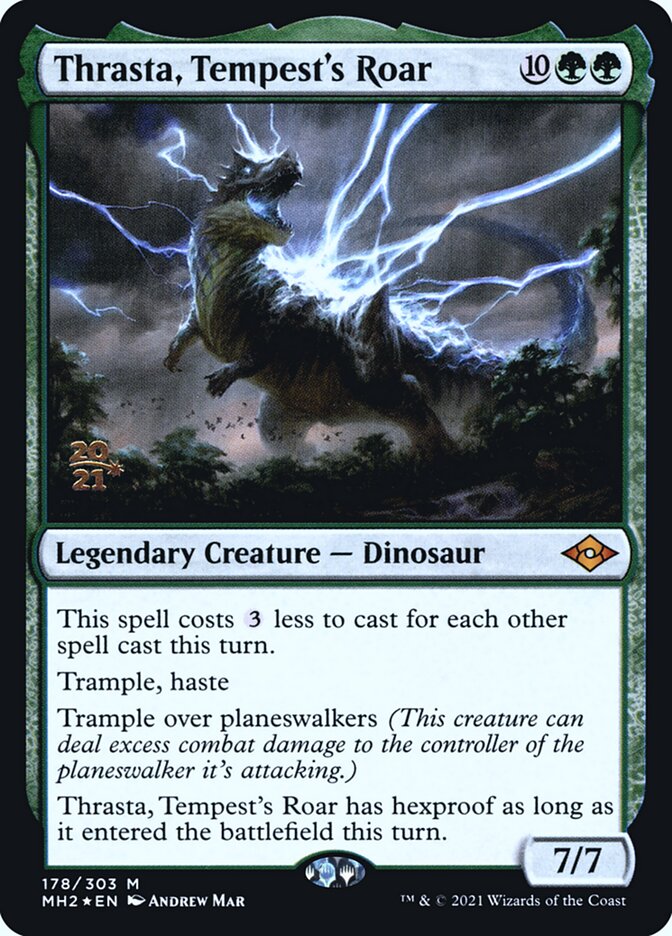 Thrasta, Tempest's Roar, Modern Horizons 2 Promos · 178/303