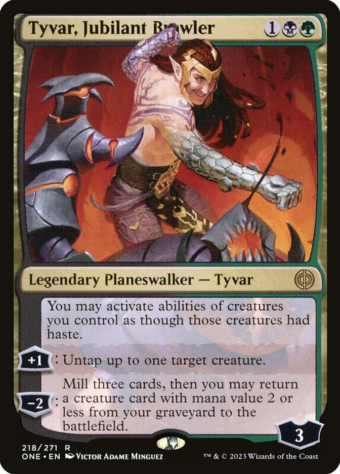 Tyvar, Jubilant Brawler, Phyrexia: All Will Be One · 218/271
