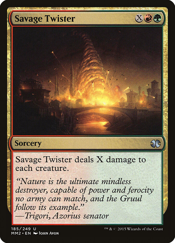Savage Twister, Modern Masters 2015 · 185/249