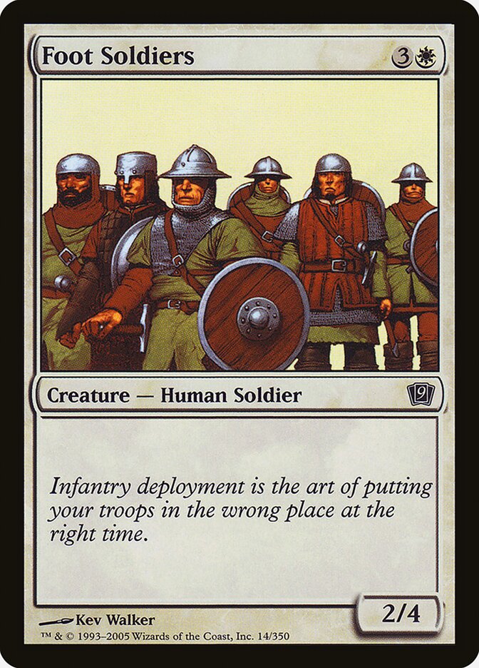 Foot Soldiers, Ninth Edition · 14-star