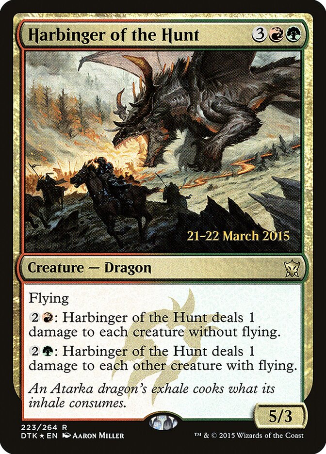 Harbinger of the Hunt, Dragons of Tarkir Promos · 223/264
