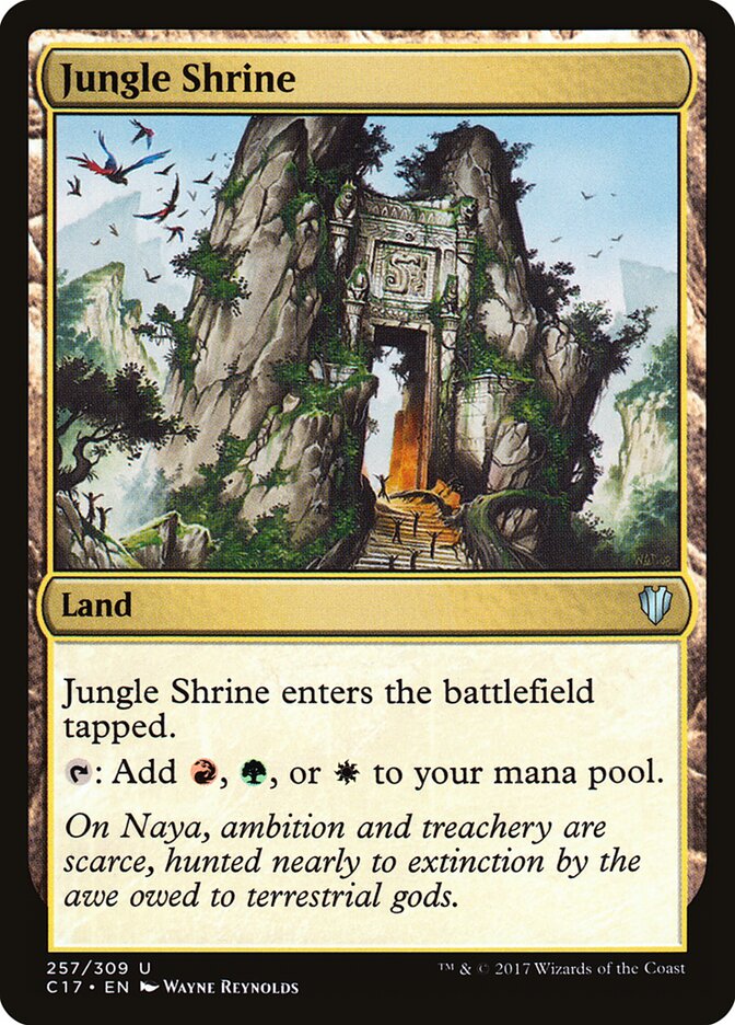 Jungle Shrine, Commander 2017 · 257/309