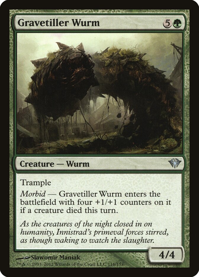 Gravetiller Wurm, Dark Ascension · 116/158