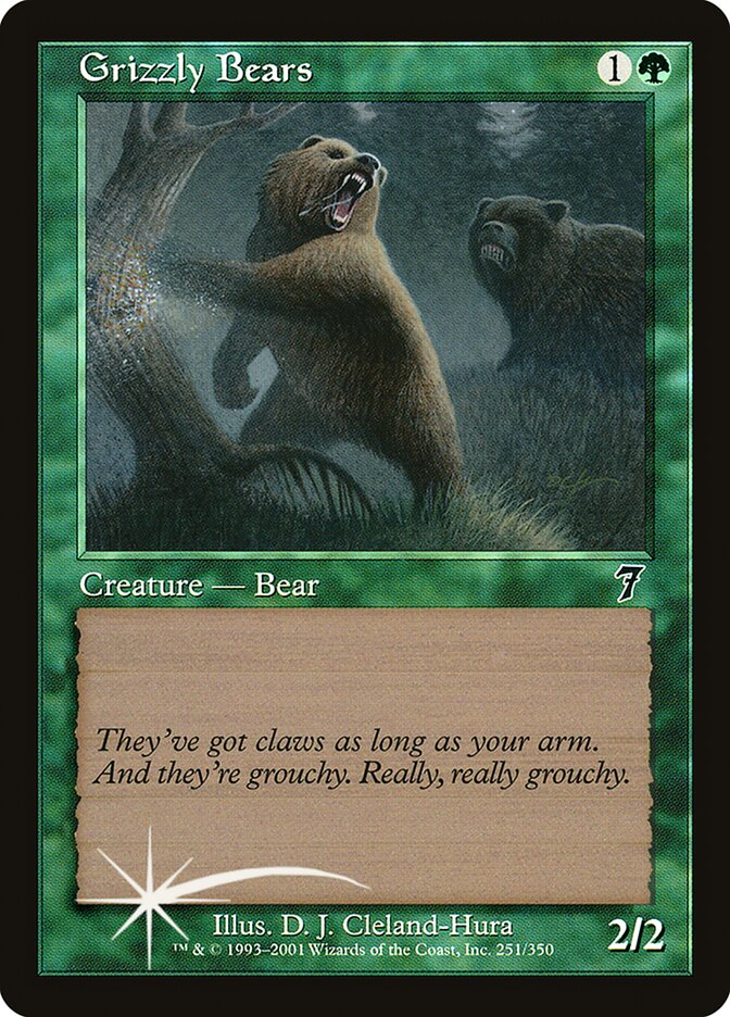 Grizzly Bears, Seventh Edition · 251-star
