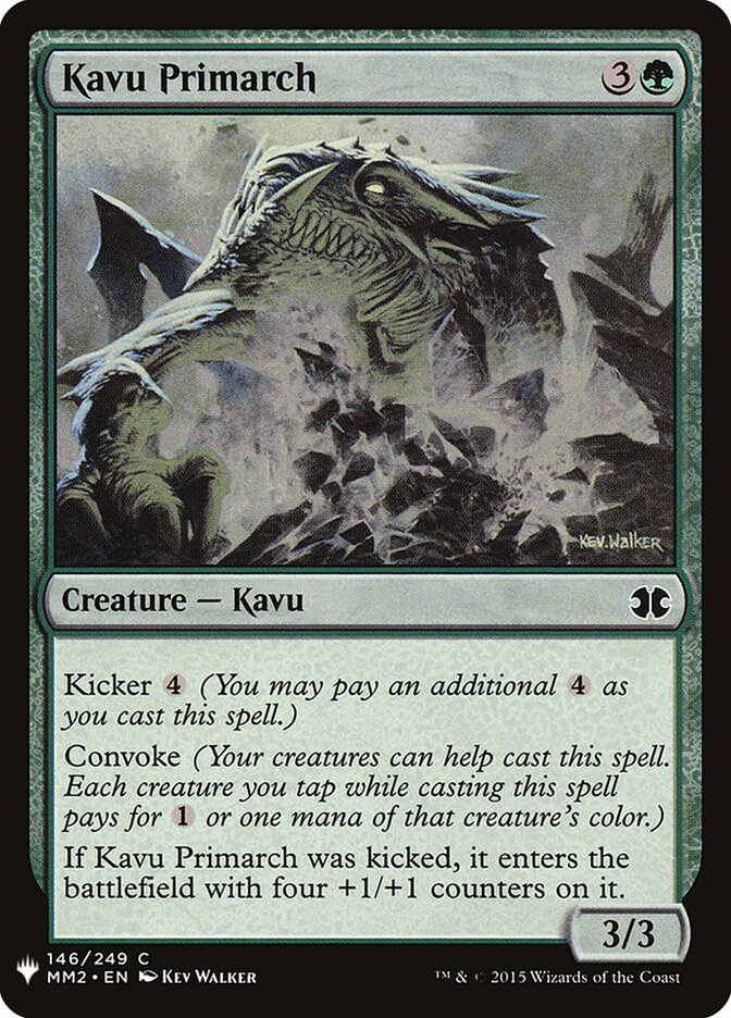 Kavu Primarch, The List · mm2-146