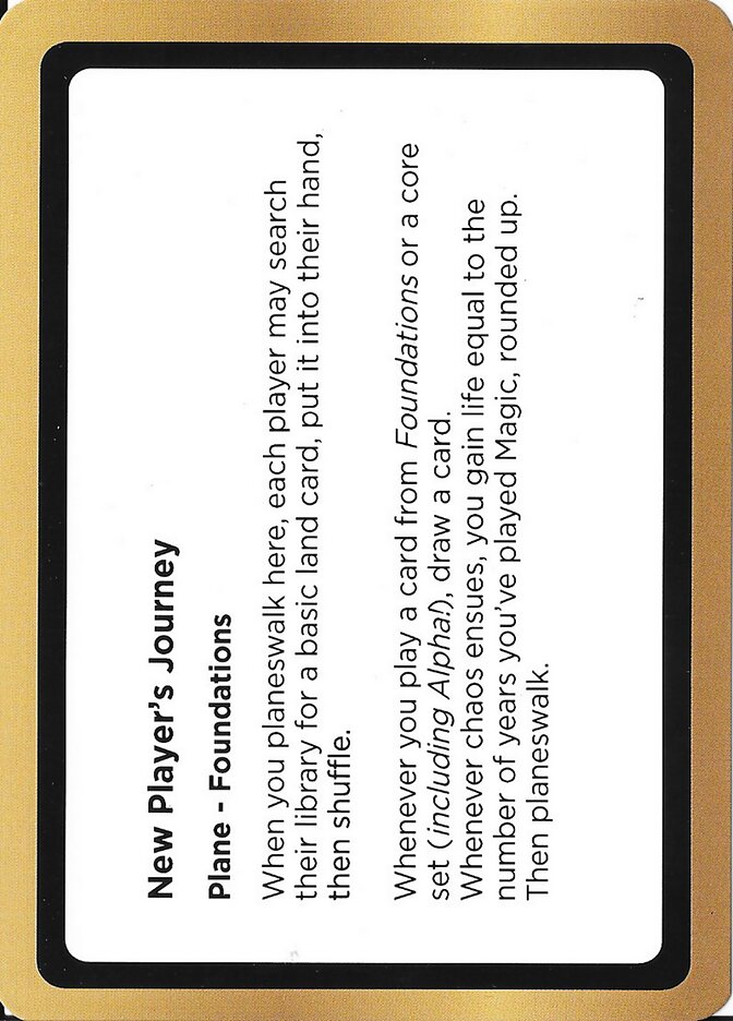 New Player's Journey, Black Lotus Unknown Planechase · pla041
