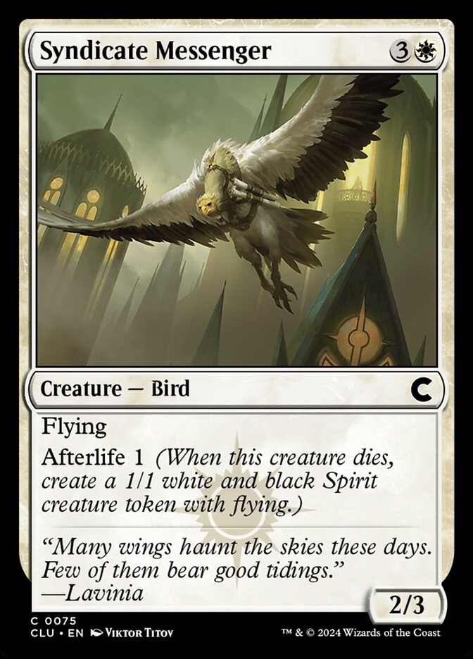Syndicate Messenger, Ravnica: Clue Edition · 0075